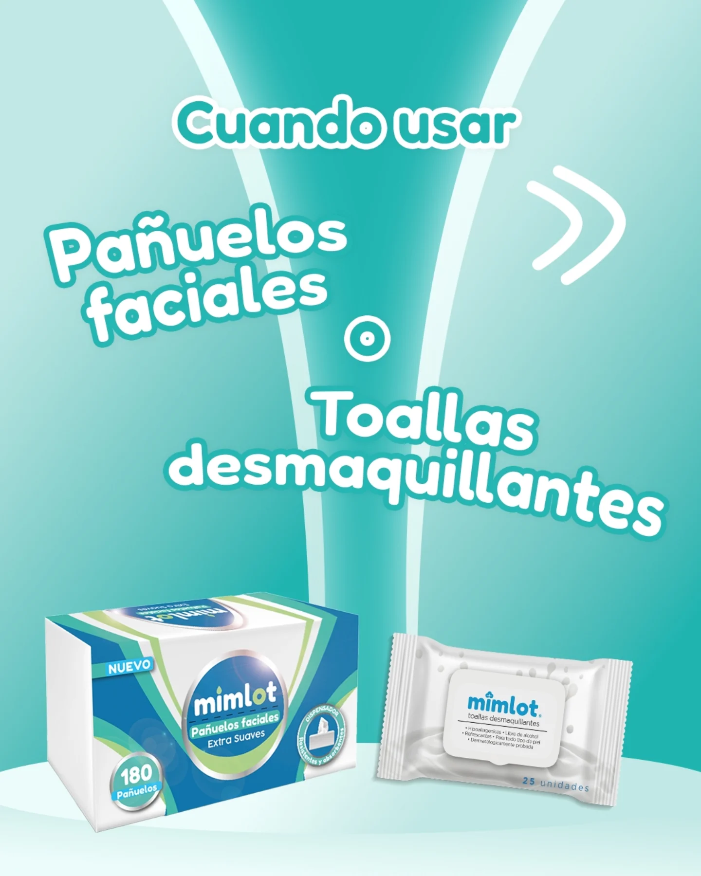 Toallitas desmaquillantes y pañuelos faciales Mimlot